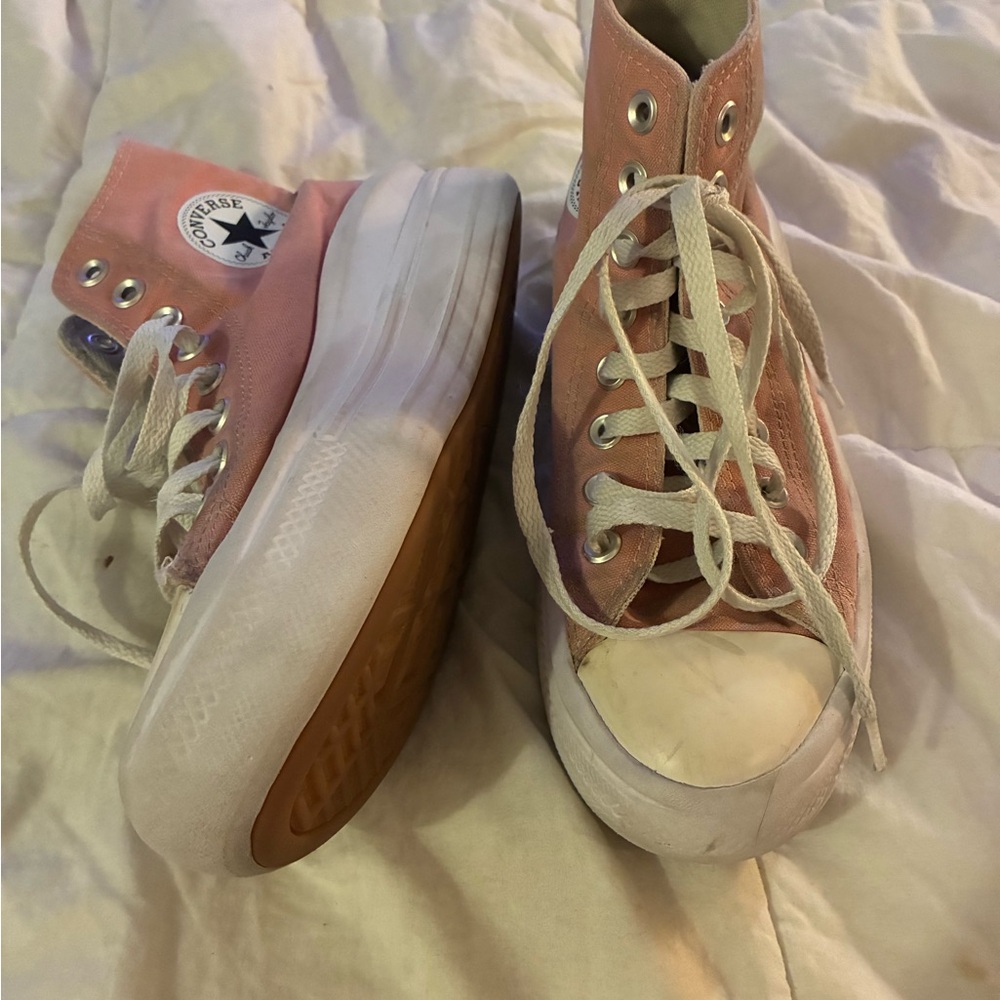 Converse Pink High-Top Sneakers